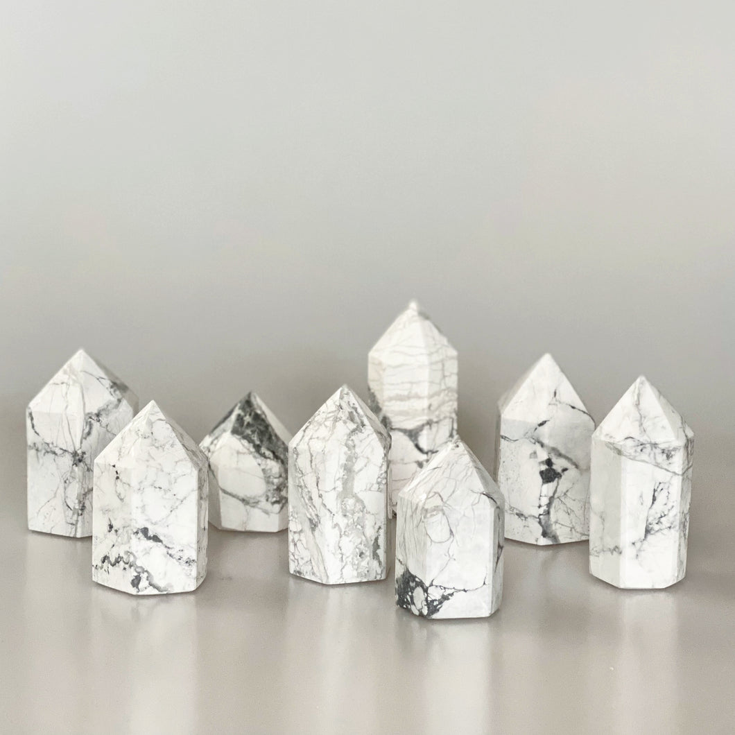 Sleep Tight Howlite Tower
