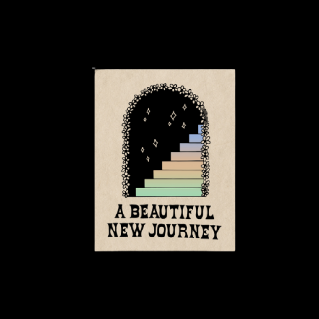 A Beautiful New Journey Greeting Card