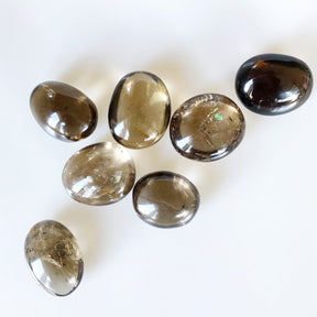 Smoky Quartz Palm Stone