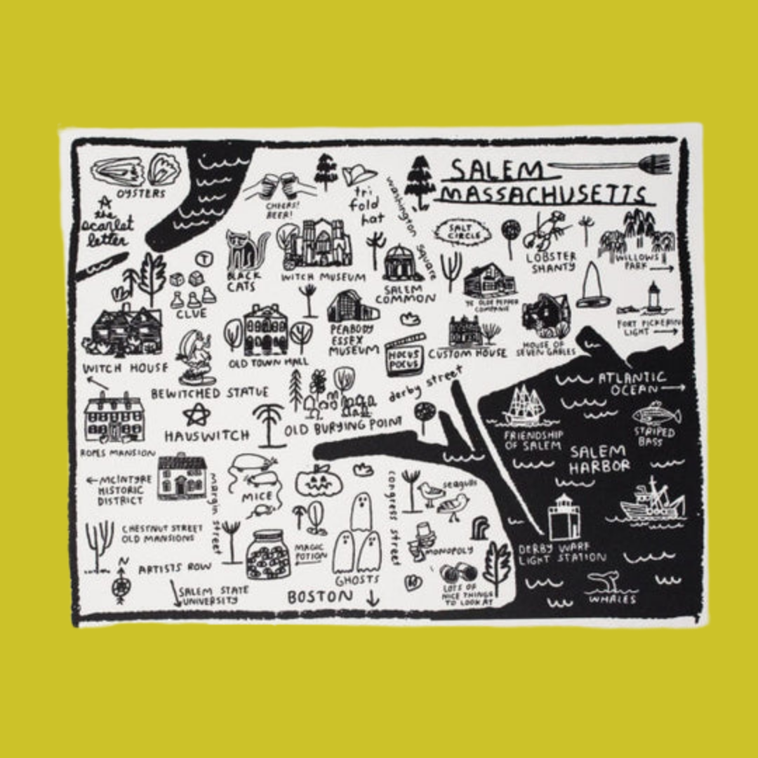 Salem Map Print