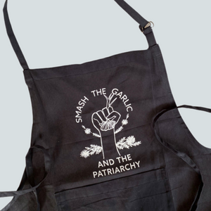 Smash The Garlic And The Patriarchy Apron