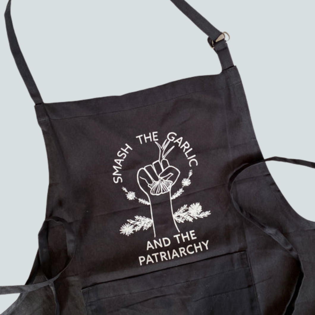 Smash The Garlic And The Patriarchy Apron