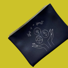 Load image into Gallery viewer, &quot;This is a Spell&quot; Vegan Leather Pouch
