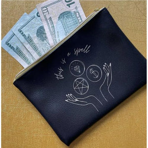 "This is a Spell" Vegan Leather Pouch